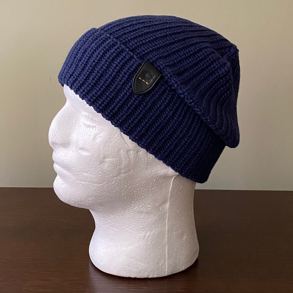 Authentic COACH Men’s Rib Knit Merino Wool Beanie